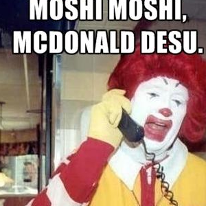 Moshi moshi mcdonald des...